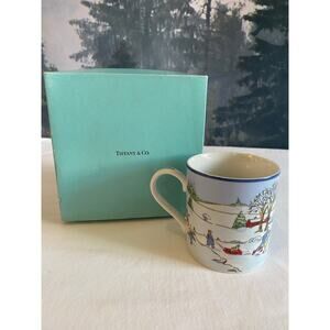 RARE Vintage 1992 Tiffany & Co. CVS Exclusive Winter Mug w/ Box